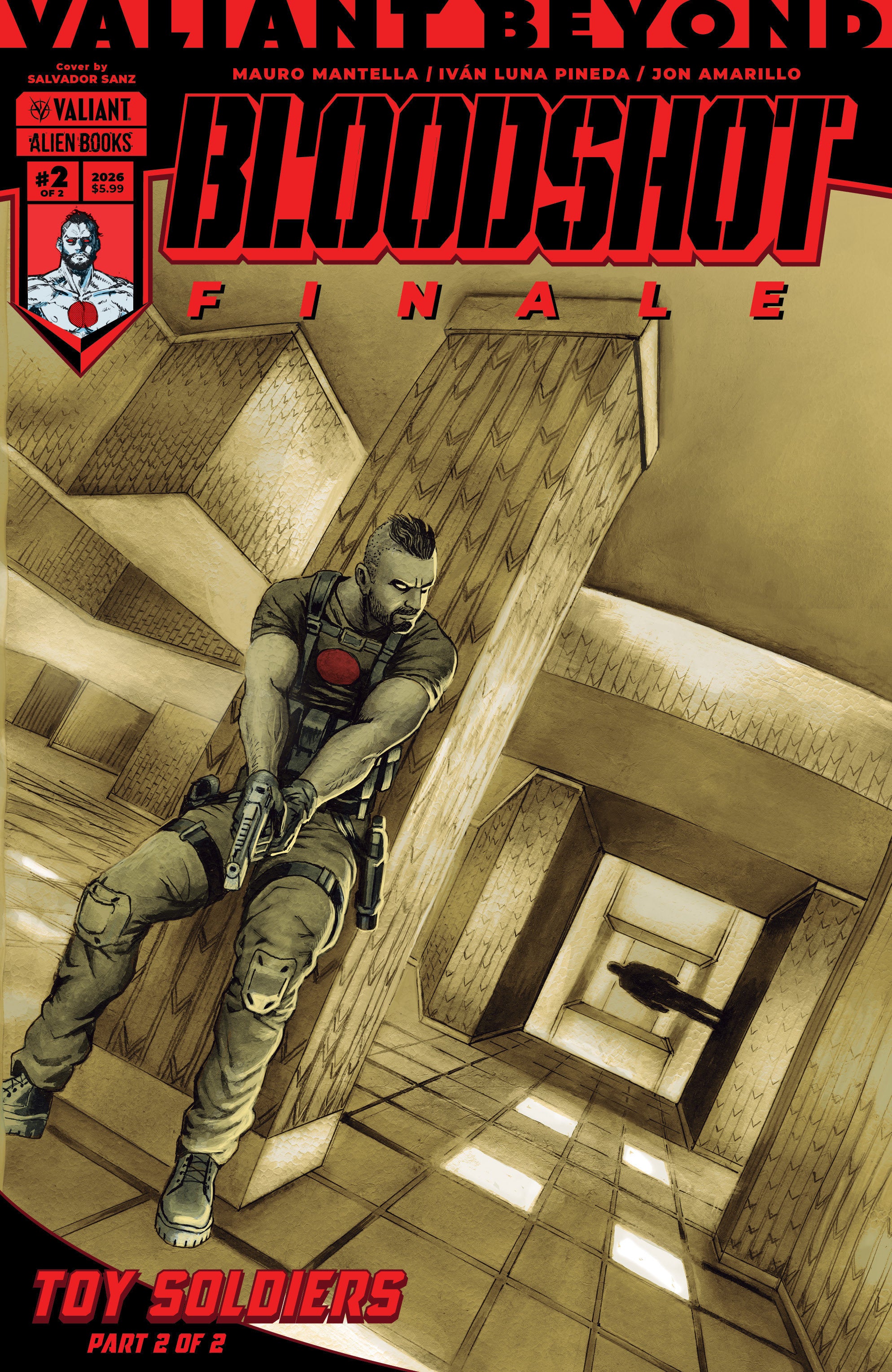 Valiant Beyond: Bloodshot #8 Toy Soldiers #2 Finale Cover A (Sanz)